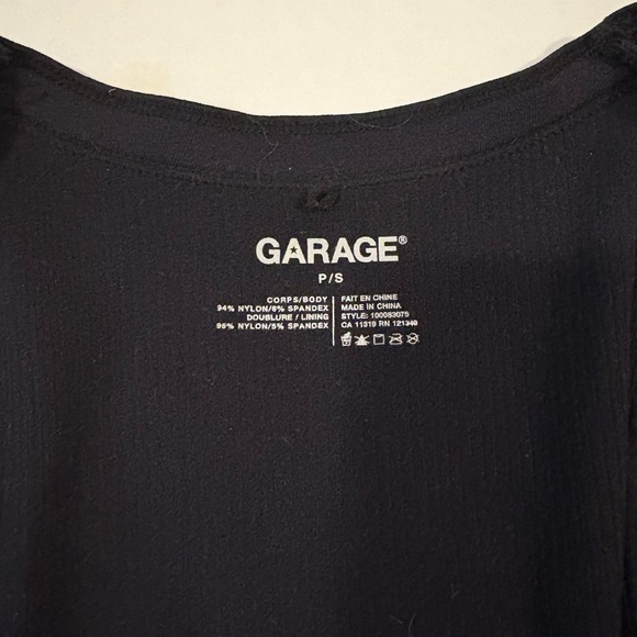 Garage Black Ribbed Tank Top - Picture 4 of 4